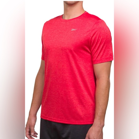 NWT Men’s Red Reebok Textured Active Tee Size XXL - Picture 3 of 15